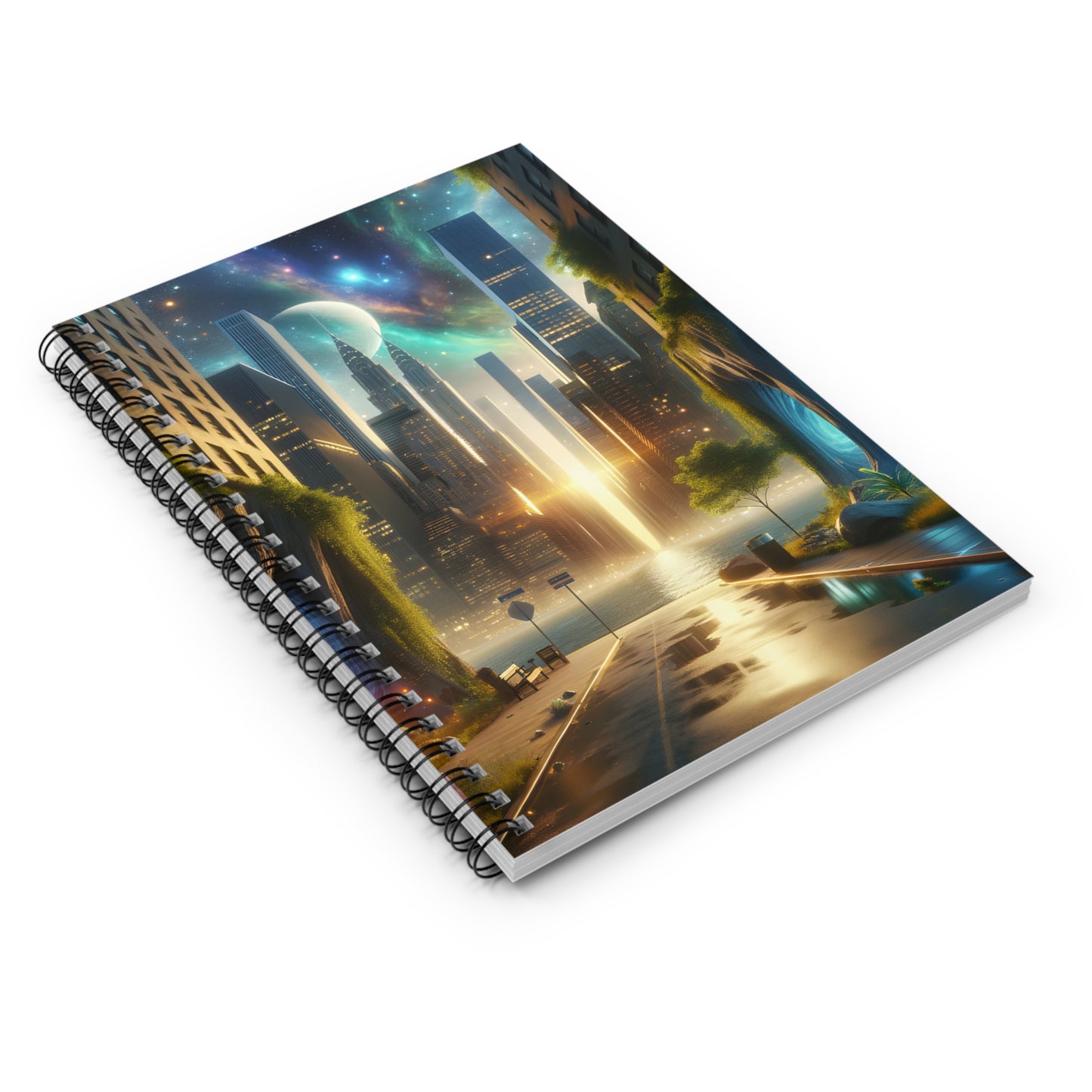 Skyward Visions-Spiral Notebook - Ruled Line