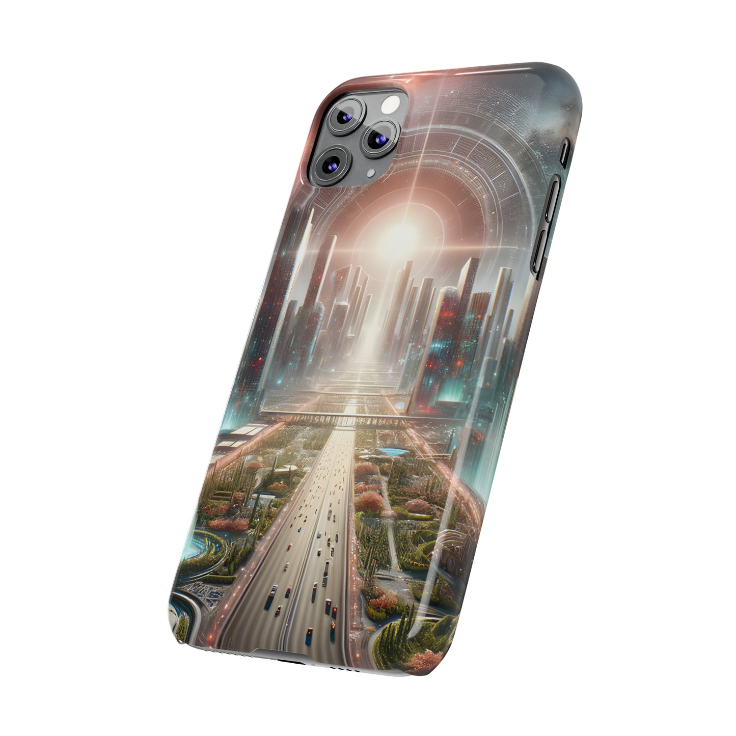 Vegas Vortex-Slim Phone Cases