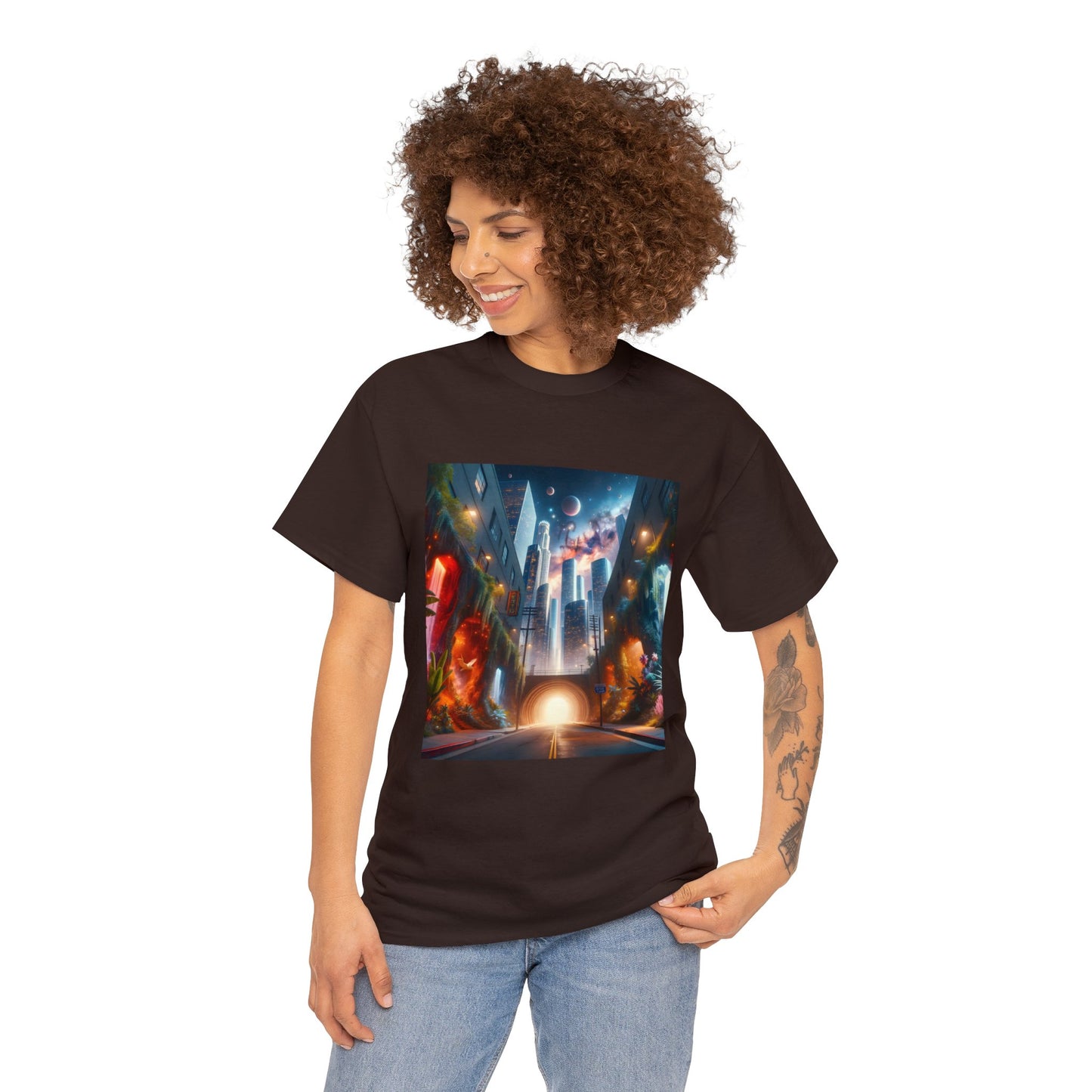 Phantom Dreamscape-Unisex Heavy Cotton Tee