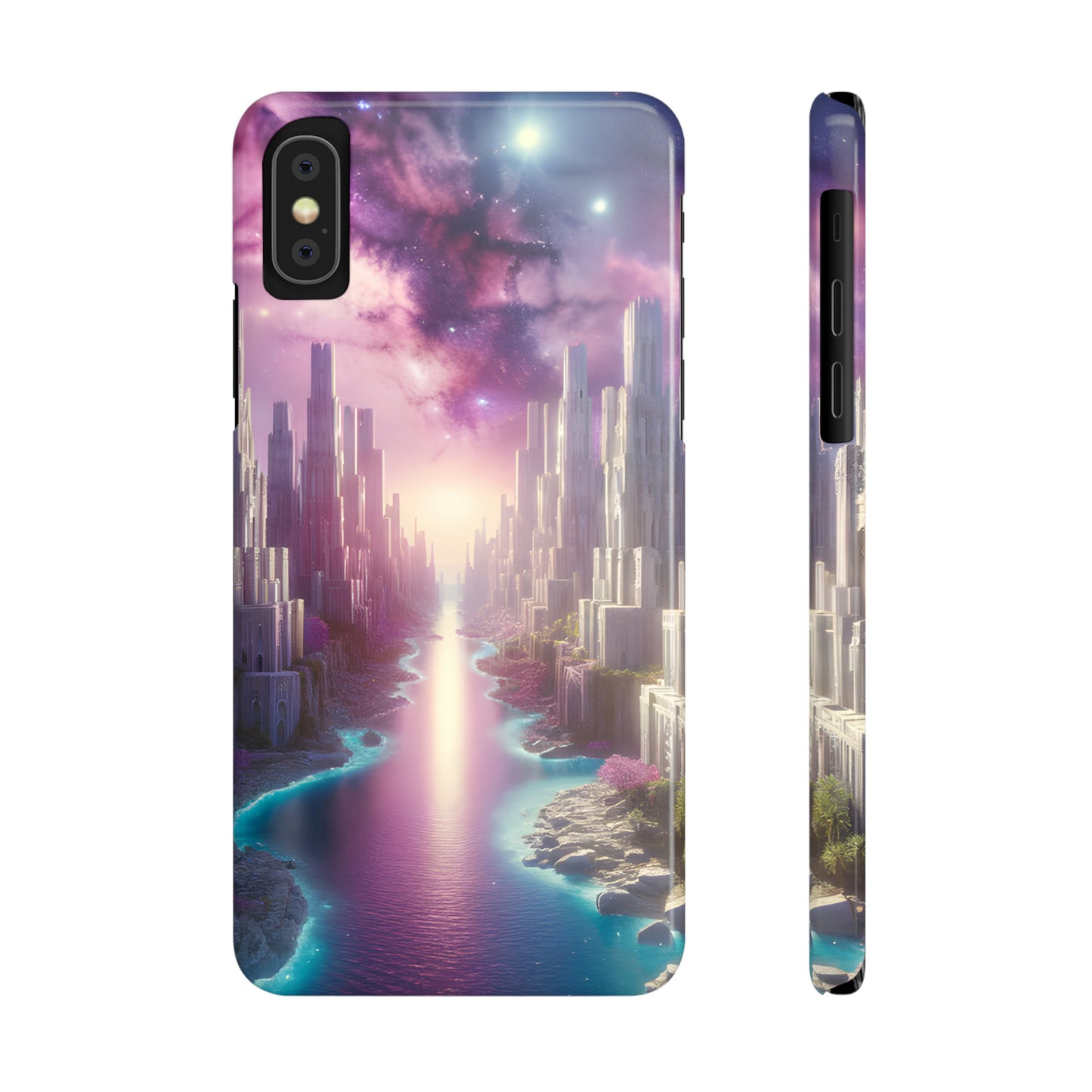 Marble Dreams-Slim Phone Cases