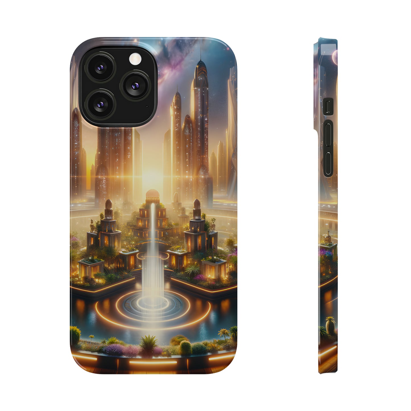 Nebula Gardens-Slim Phone Cases