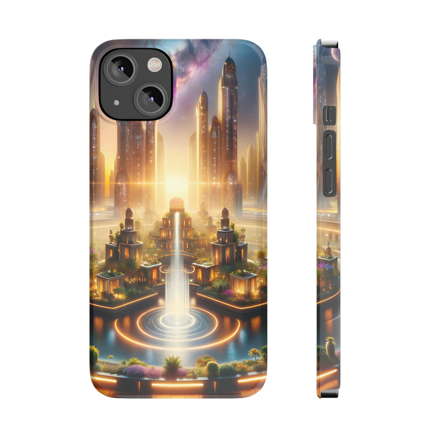 Nebula Gardens-Slim Phone Cases