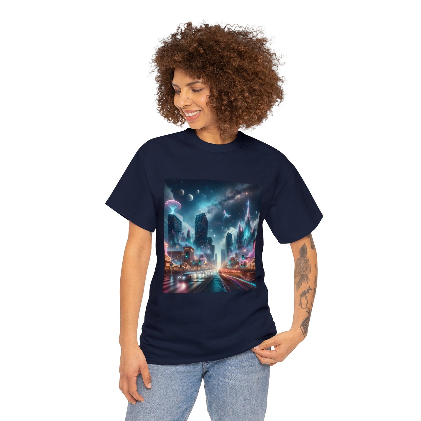 Luminous Dreams-Unisex Heavy Cotton Tee