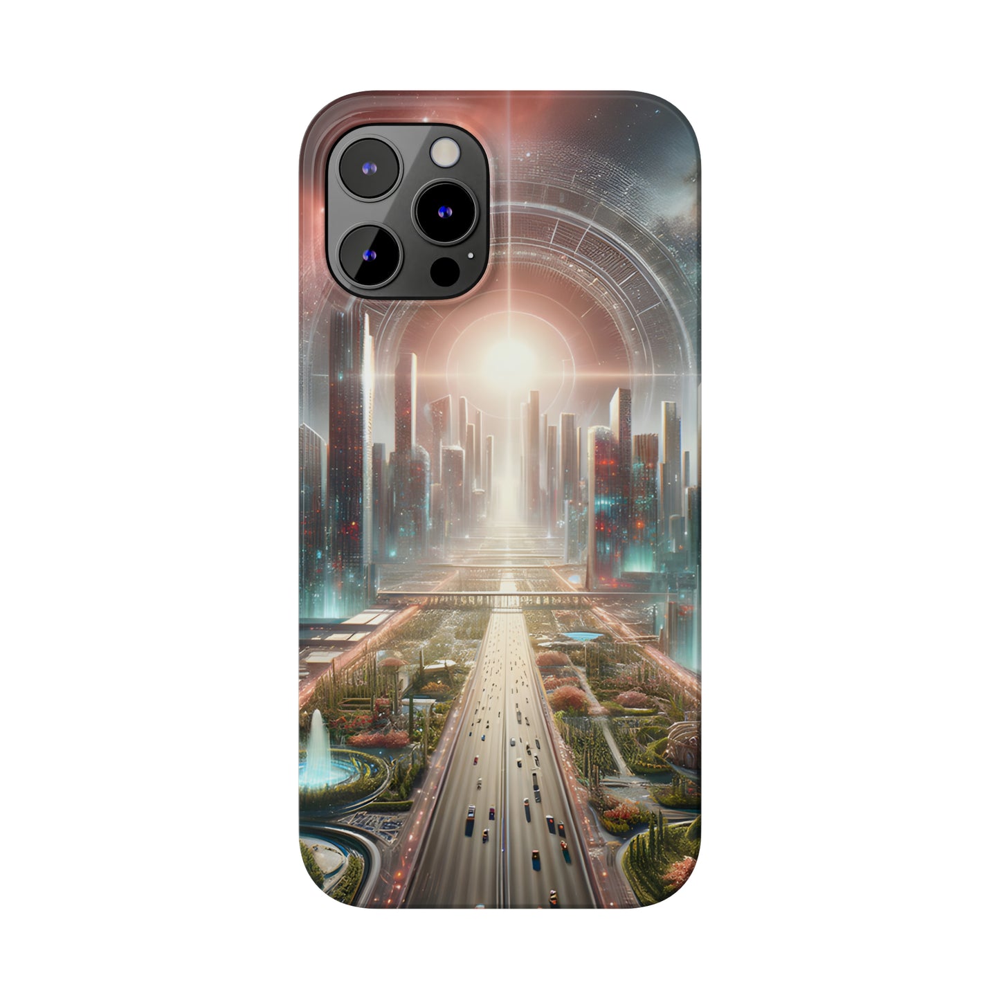 Vegas Vortex-Slim Phone Cases