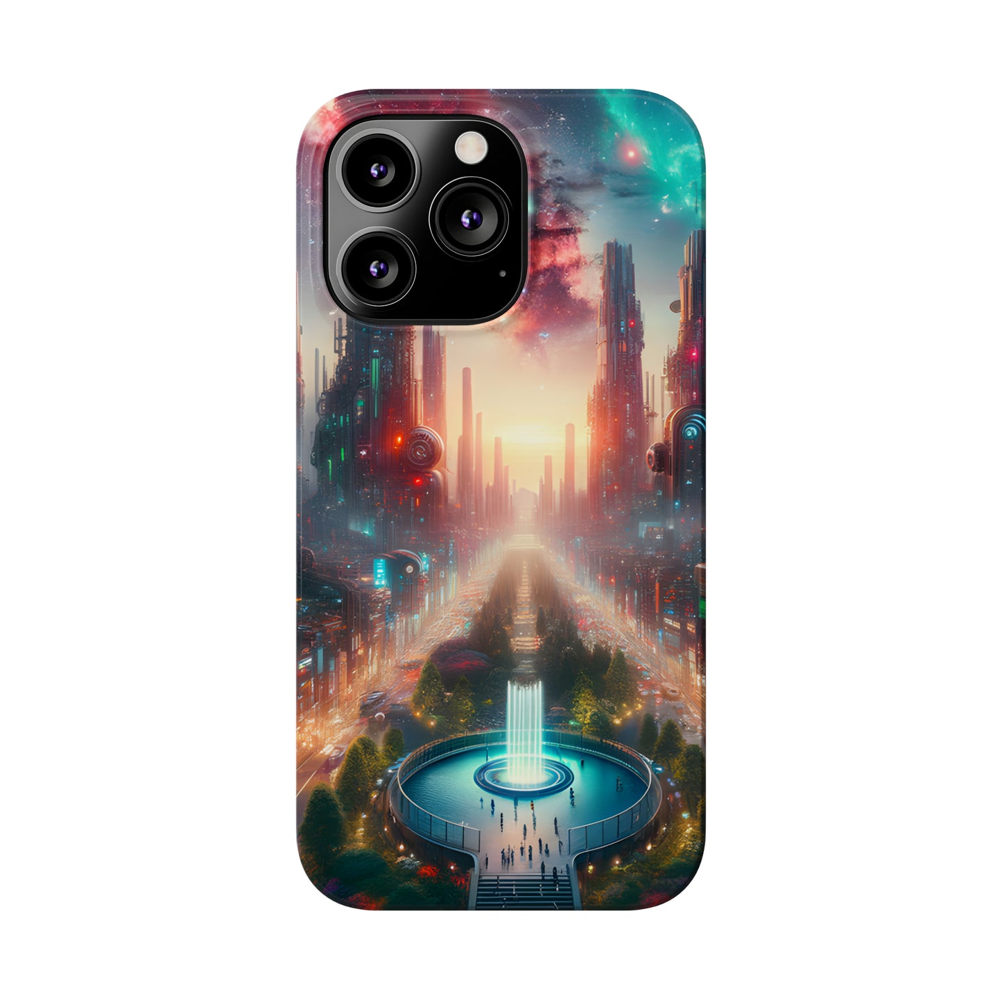 NeonRealm-Slim Phone Cases