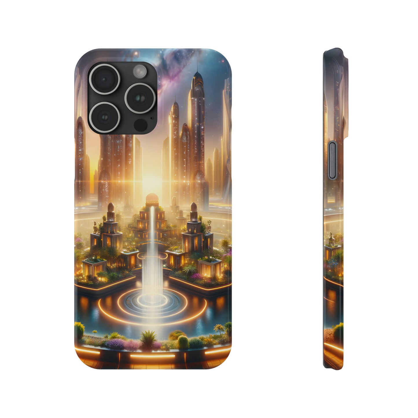 Nebula Gardens-Slim Phone Cases