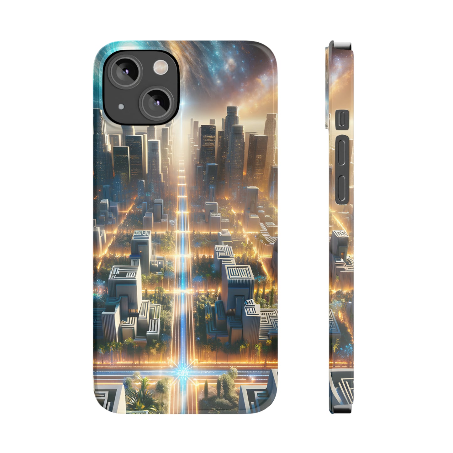 Luminaris Marbleus-Slim Phone Cases