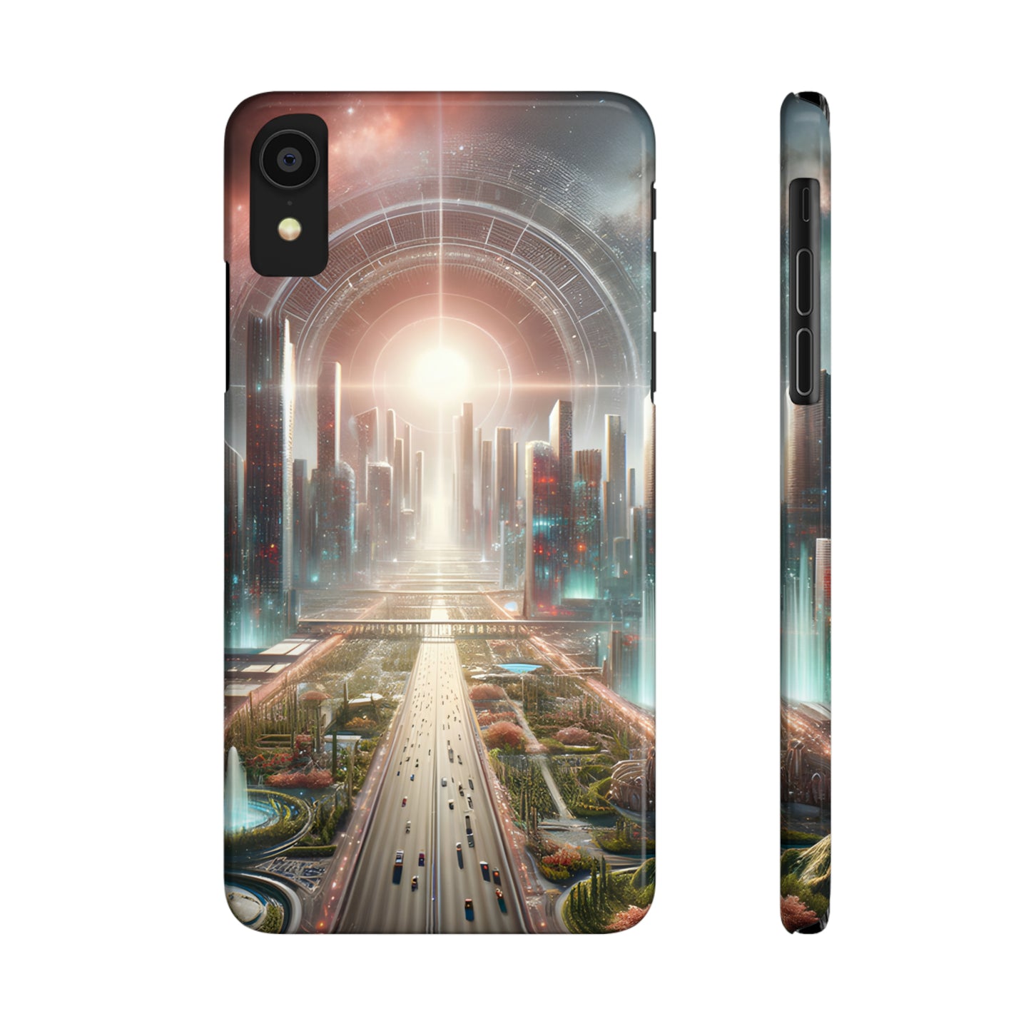 Vegas Vortex-Slim Phone Cases