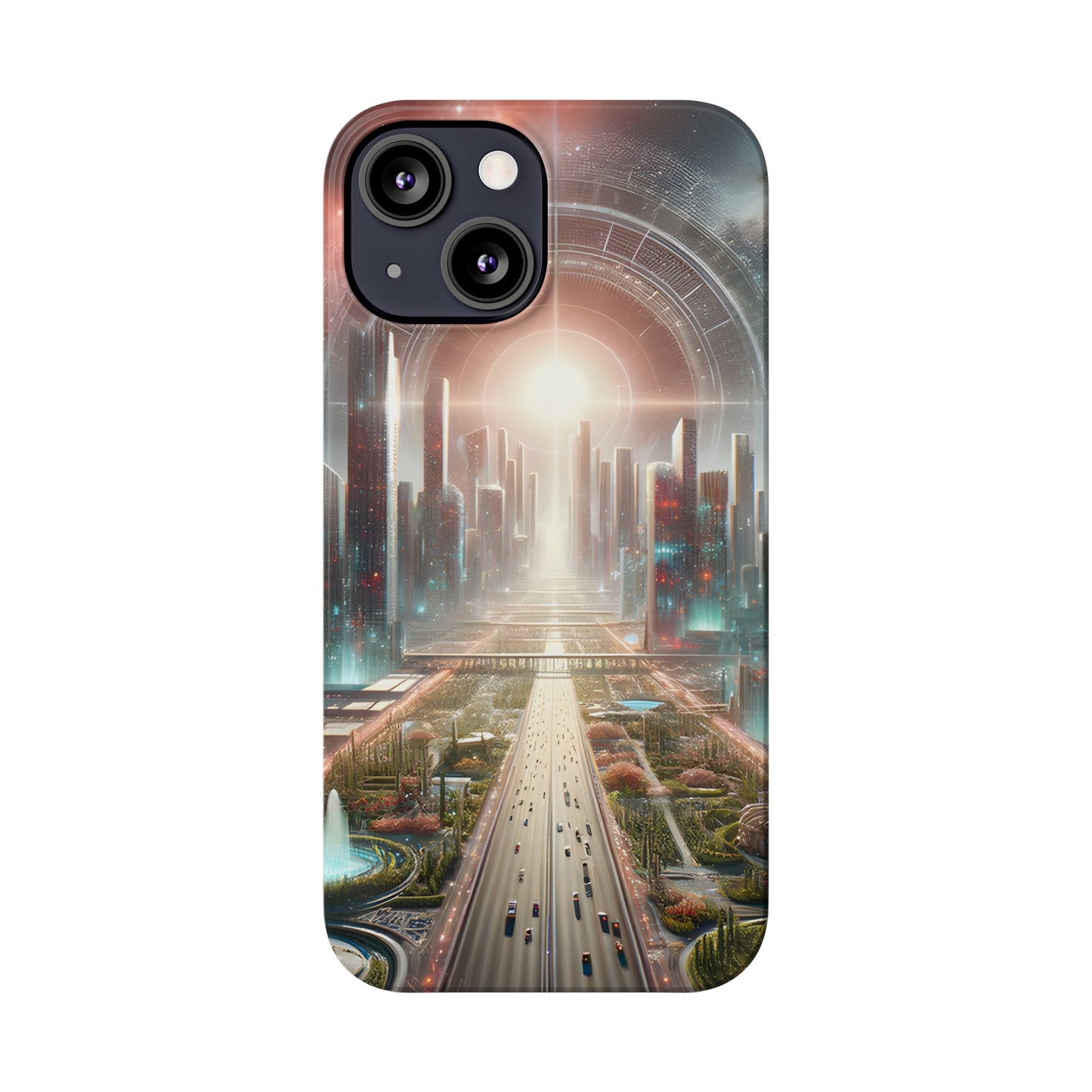 Vegas Vortex-Slim Phone Cases