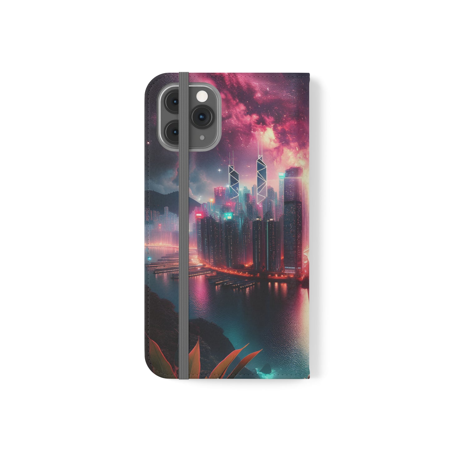 Aqua Skyline-Flip Cases