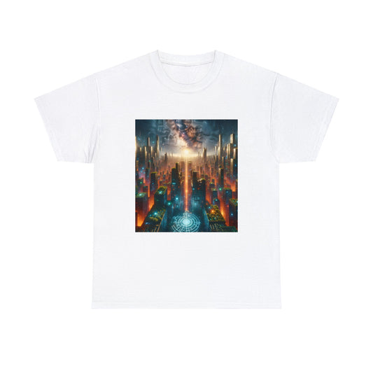 Parisian Prism-Unisex Heavy Cotton Tee