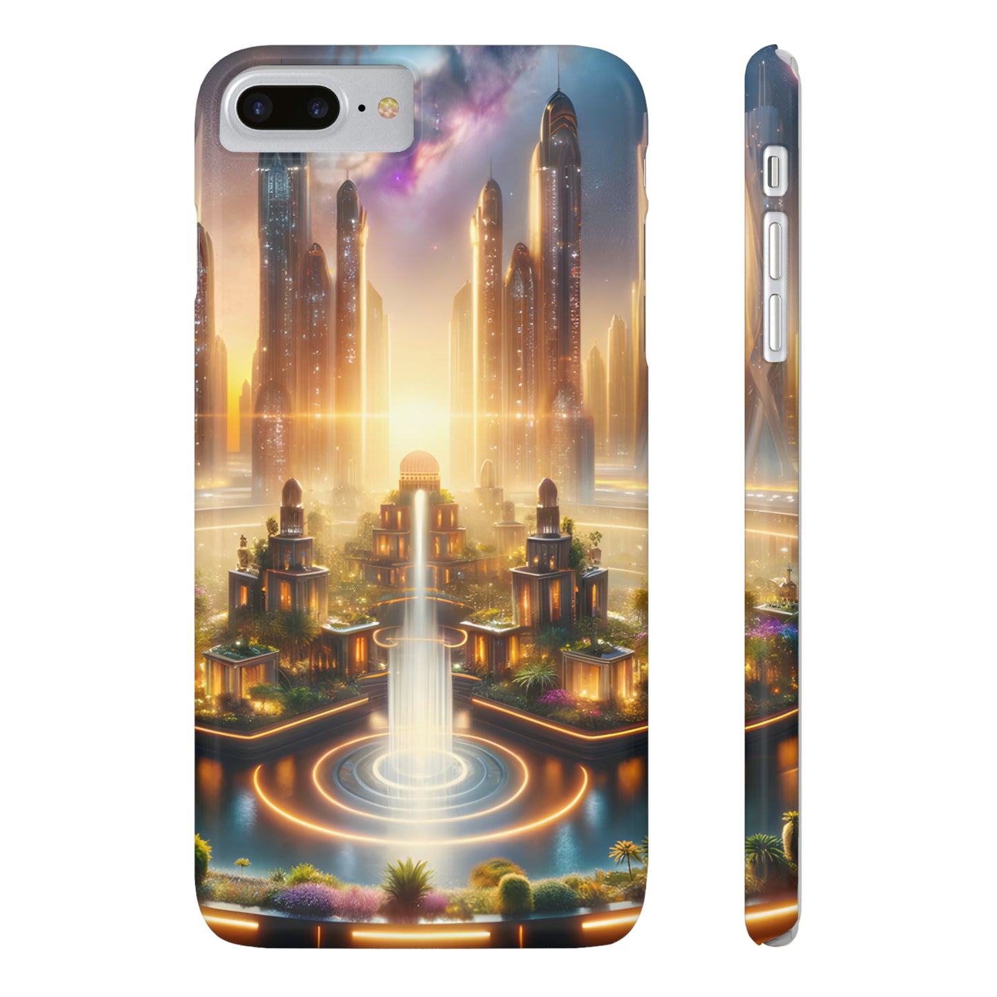 Nebula Gardens-Slim Phone Cases