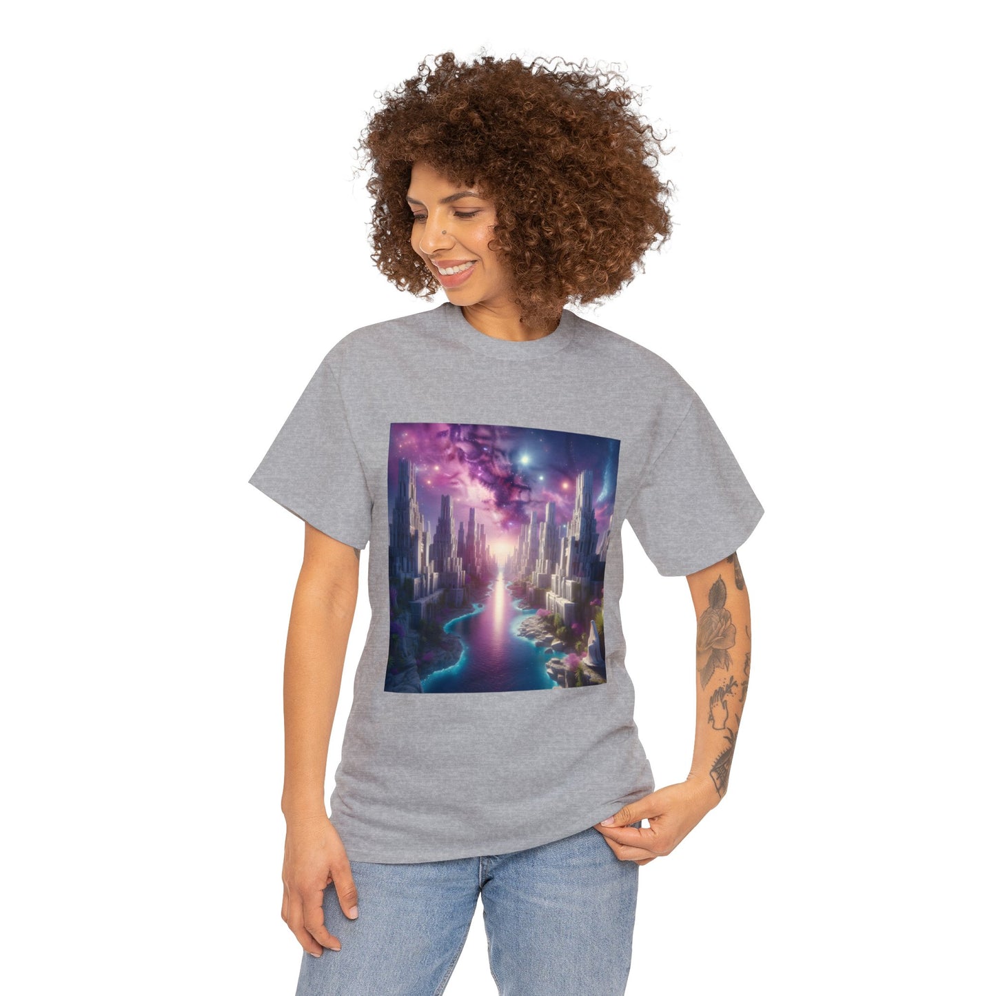 Marble Dreams-Unisex Heavy Cotton Tee