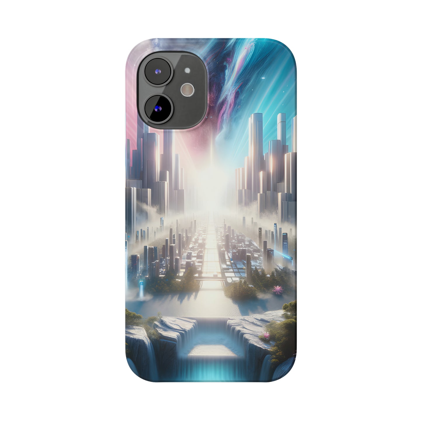 Marble Horizon-Slim Phone Cases