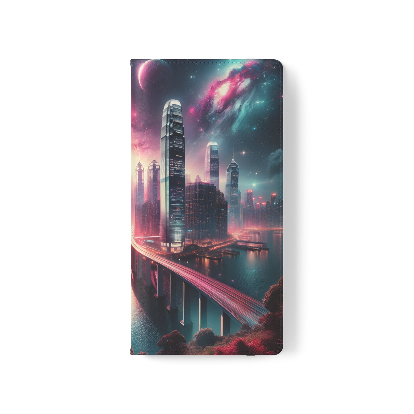 Aqua Skyline-Flip Cases