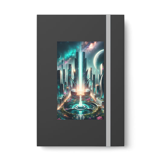 Astral Mirage-Color Contrast Notebook - Ruled