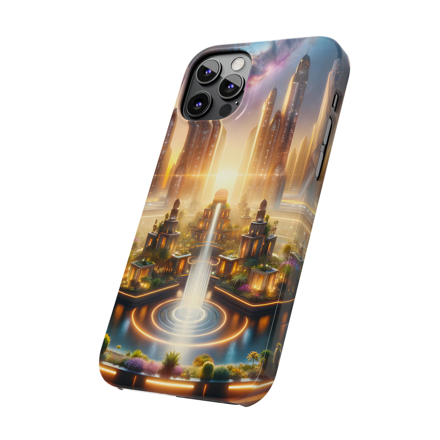 Nebula Gardens-Slim Phone Cases