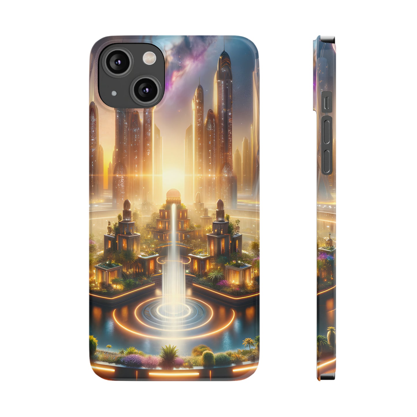 Nebula Gardens-Slim Phone Cases