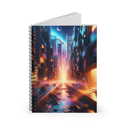 Tokyoglow Visionary-Spiral Notebook - Ruled Line