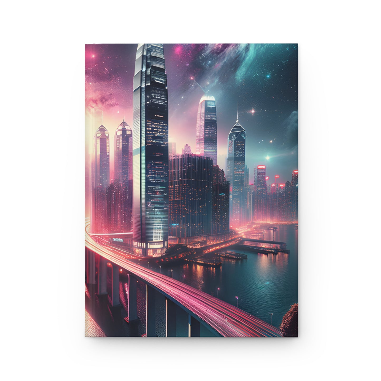 Aqua Skyline-Hardcover Journal Matte