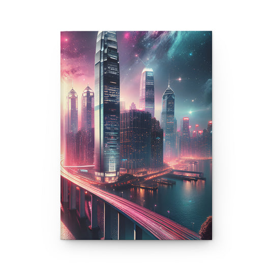 Aqua Skyline-Hardcover Journal Matte