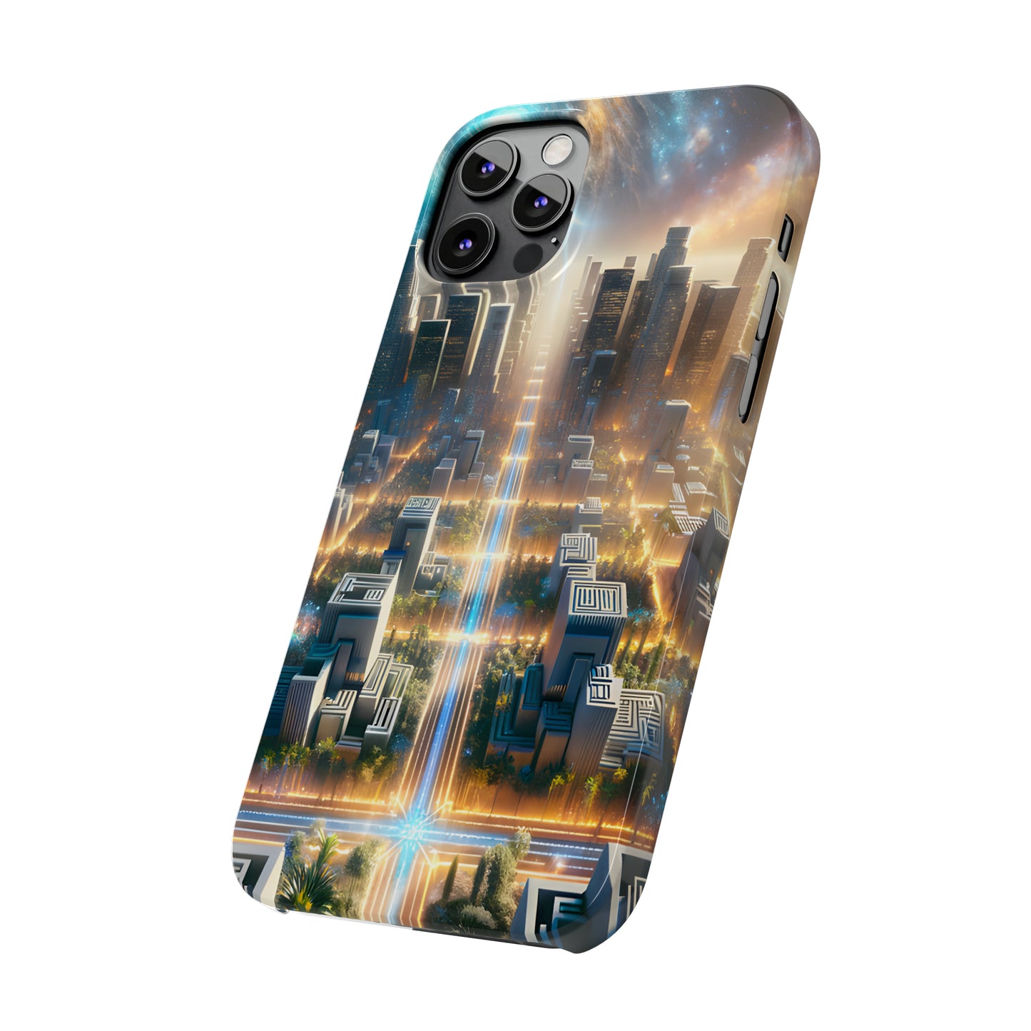 Luminaris Marbleus-Slim Phone Cases