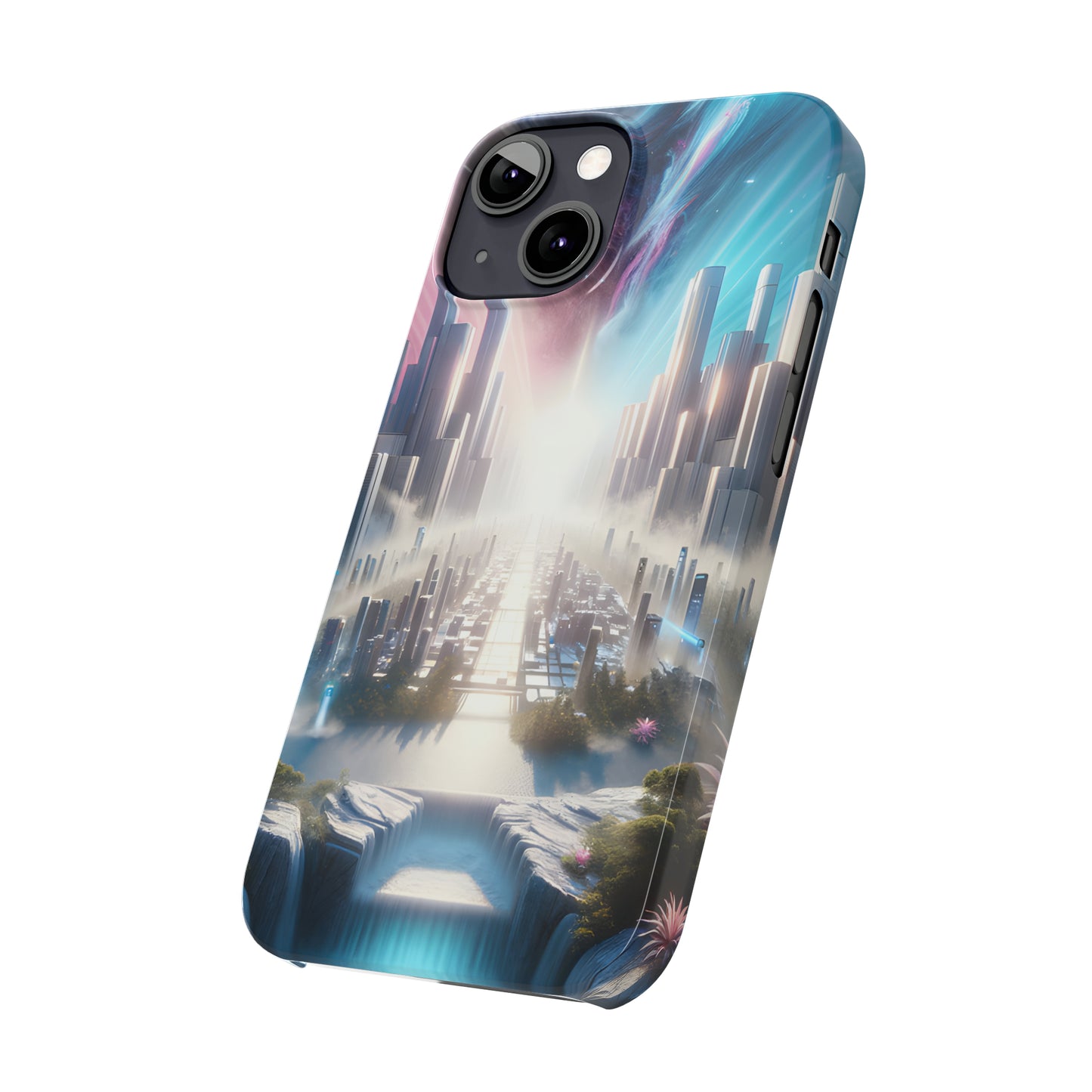 Marble Horizon-Slim Phone Cases