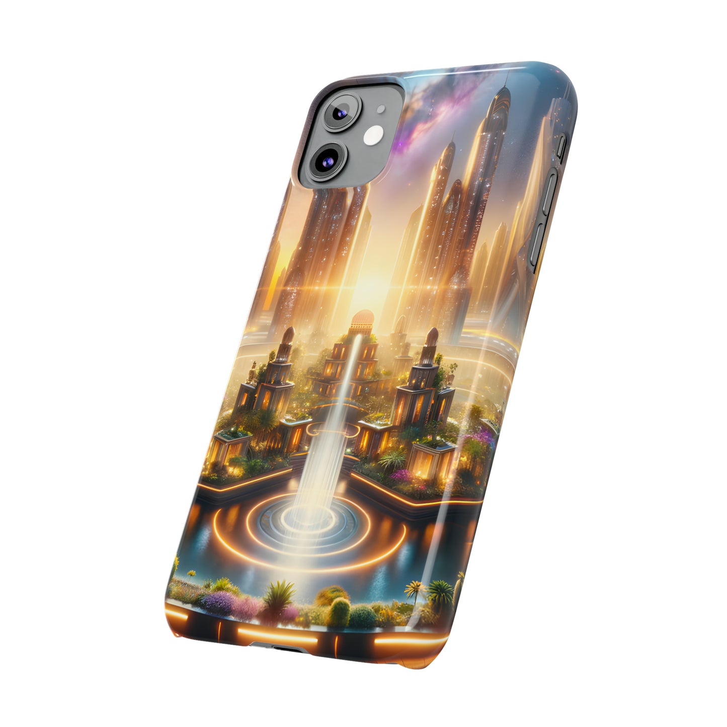 Nebula Gardens-Slim Phone Cases