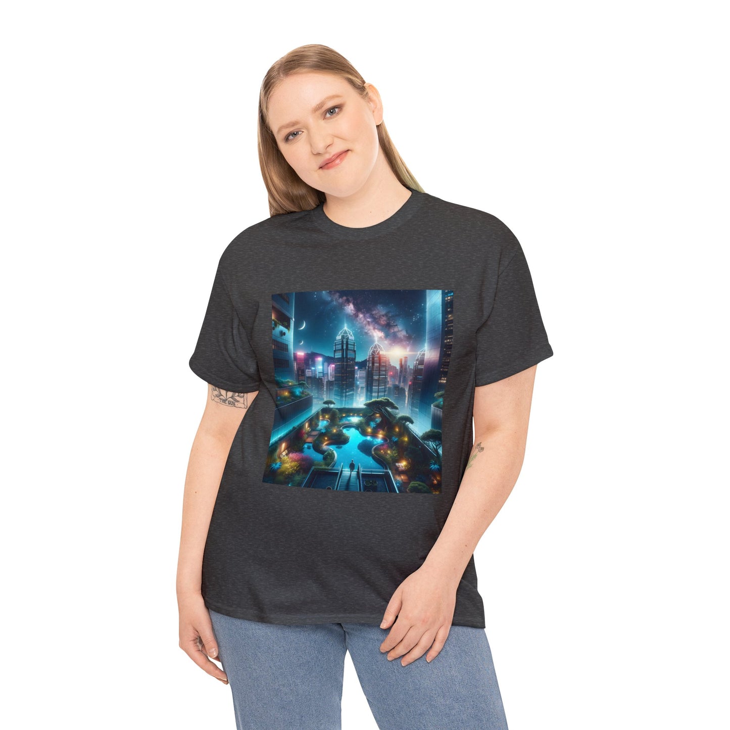 Luminosity Garden-Unisex Heavy Cotton Tee