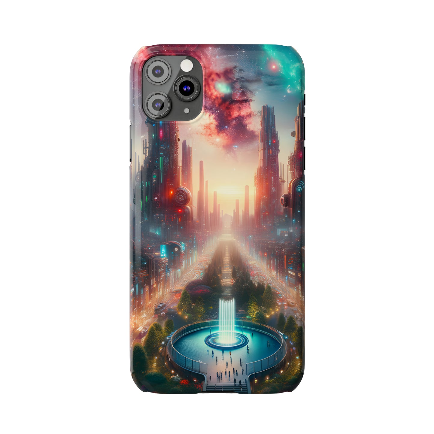 NeonRealm-Slim Phone Cases