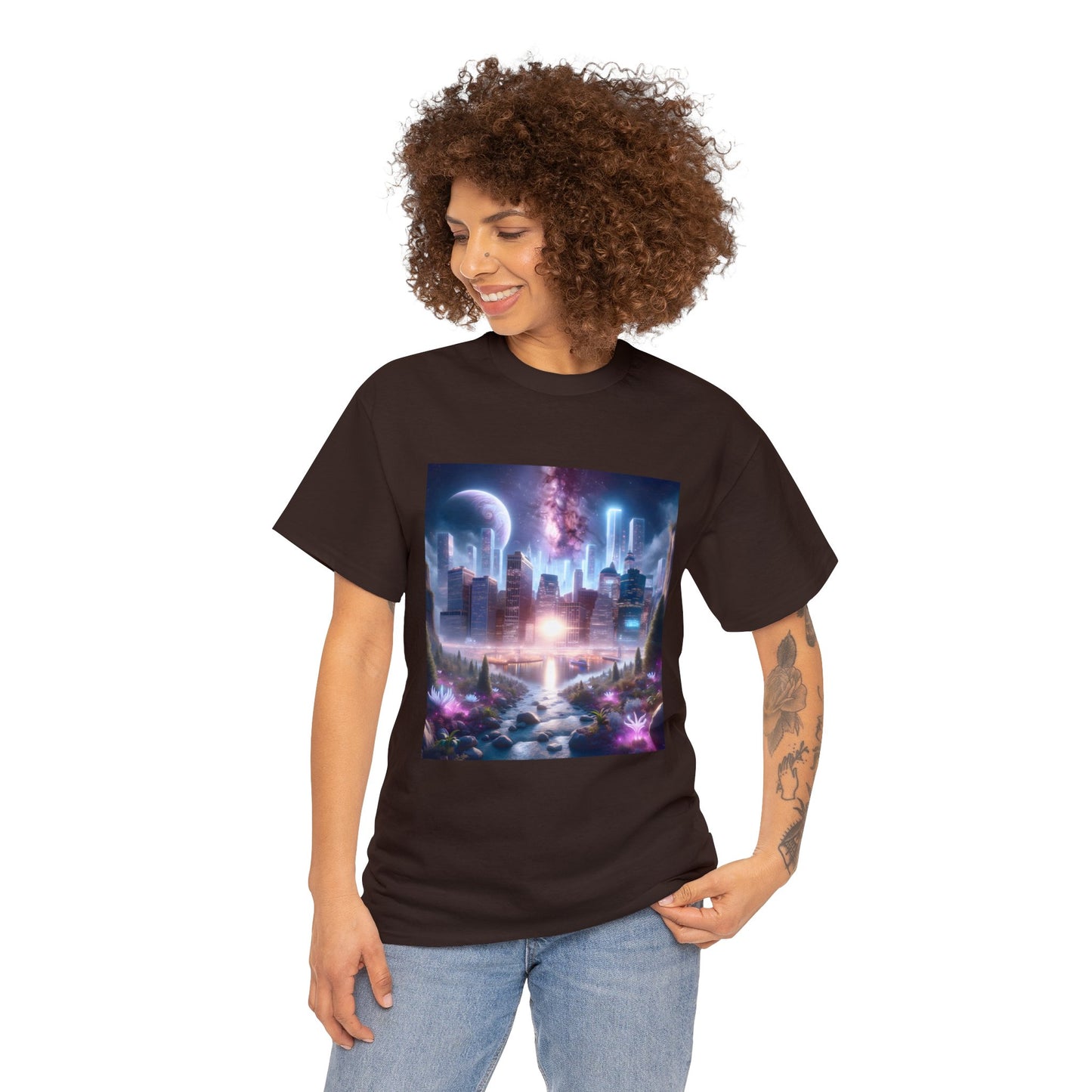 Luna Stone-Unisex Heavy Cotton Tee