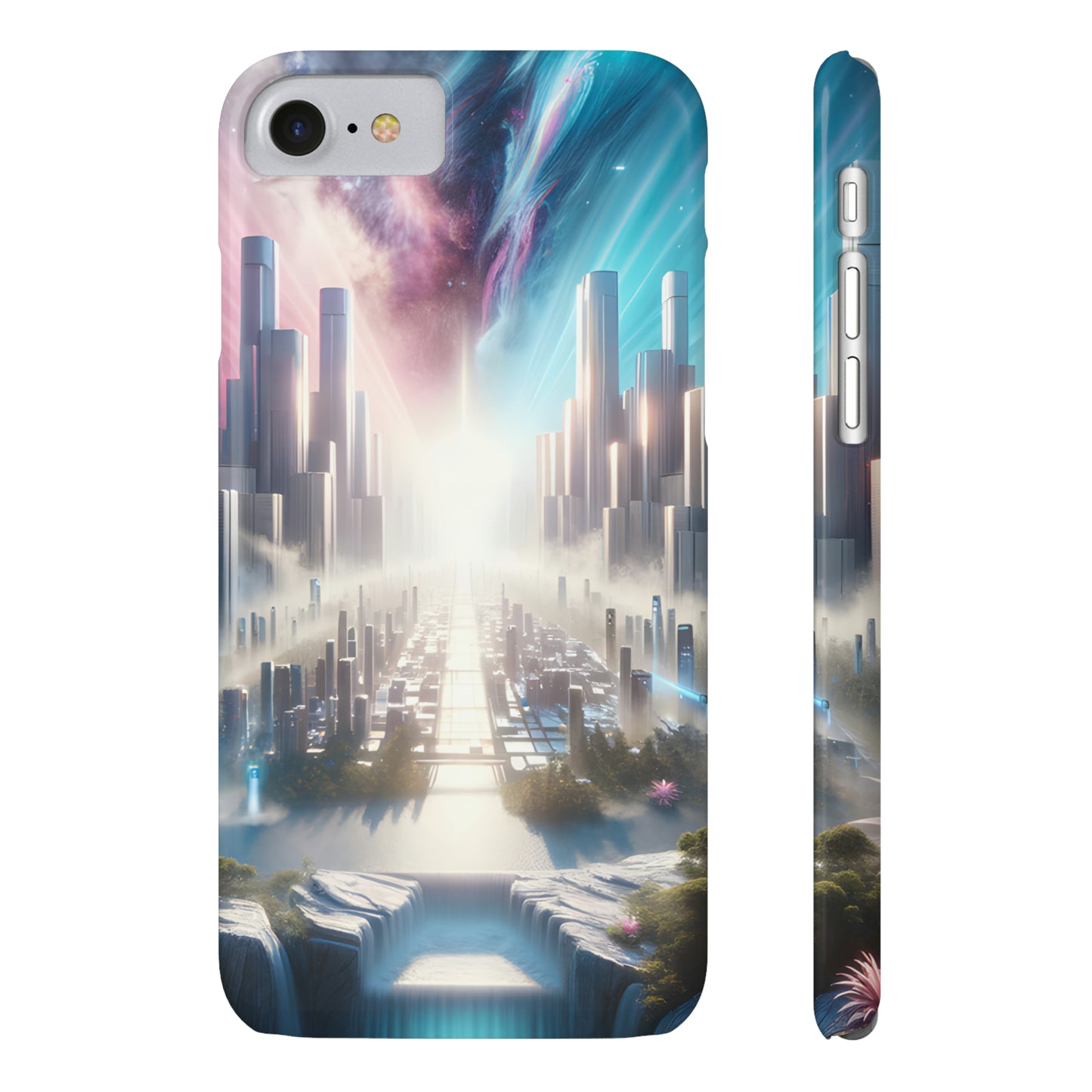 Marble Horizon-Slim Phone Cases