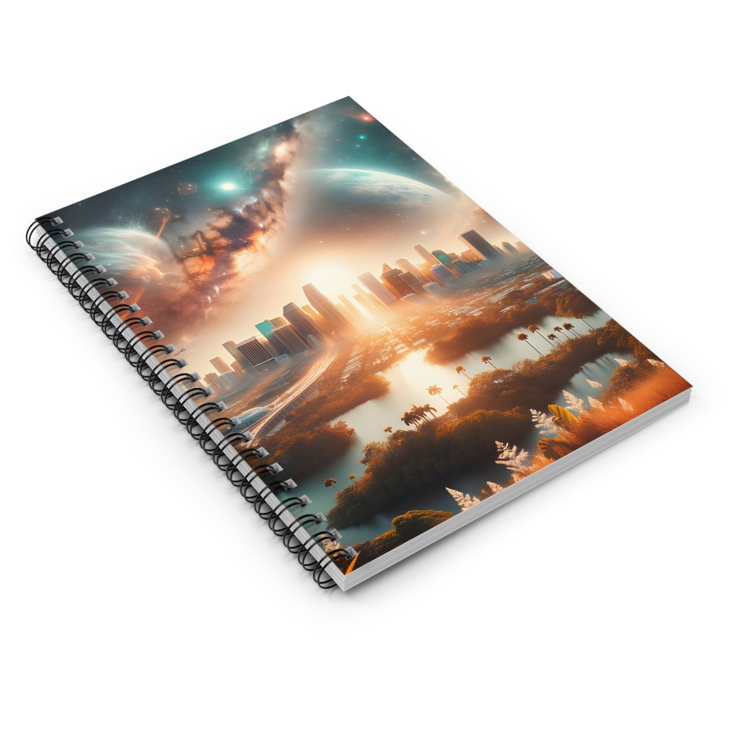 Diamondscape Dreams-Spiral Notebook - Ruled Line