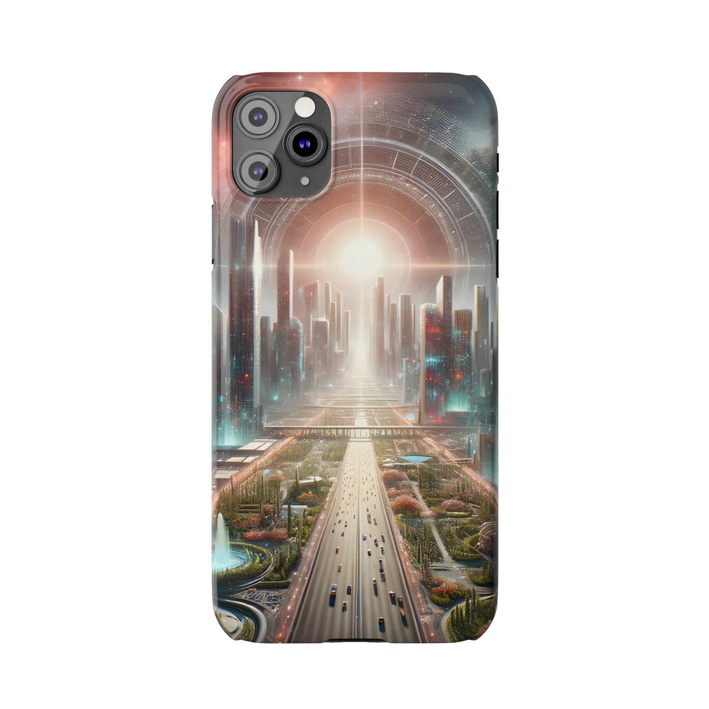 Vegas Vortex-Slim Phone Cases