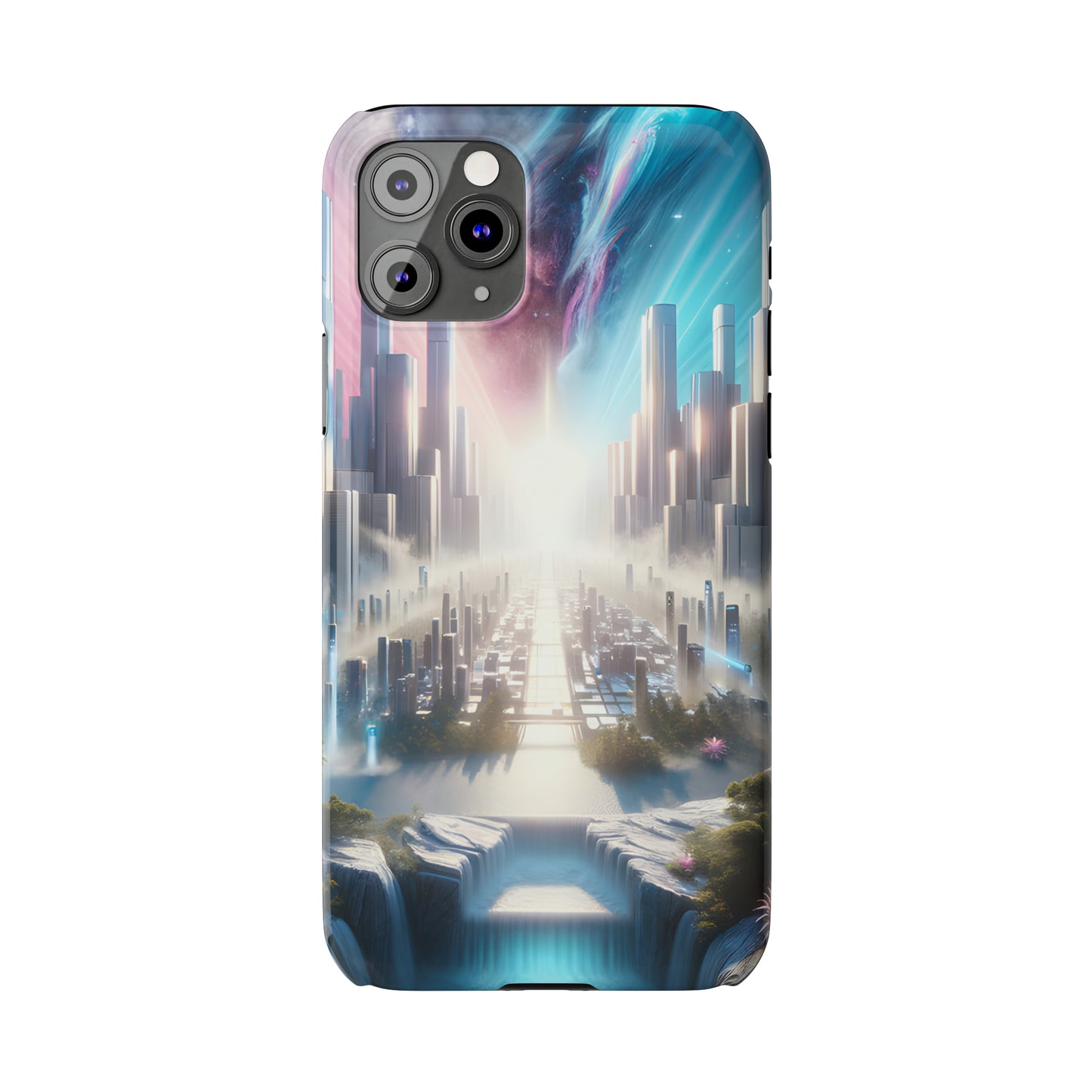 Marble Horizon-Slim Phone Cases