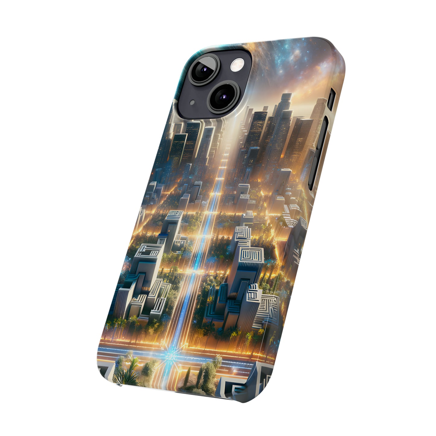 Luminaris Marbleus-Slim Phone Cases