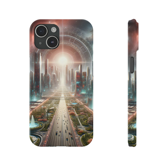 Vegas Vortex-Slim Phone Cases