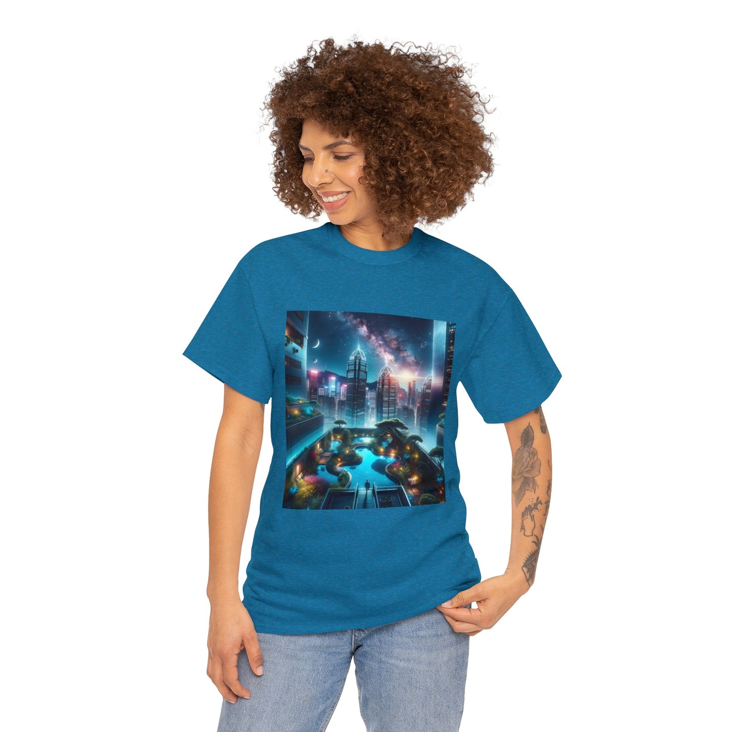 Luminosity Garden-Unisex Heavy Cotton Tee