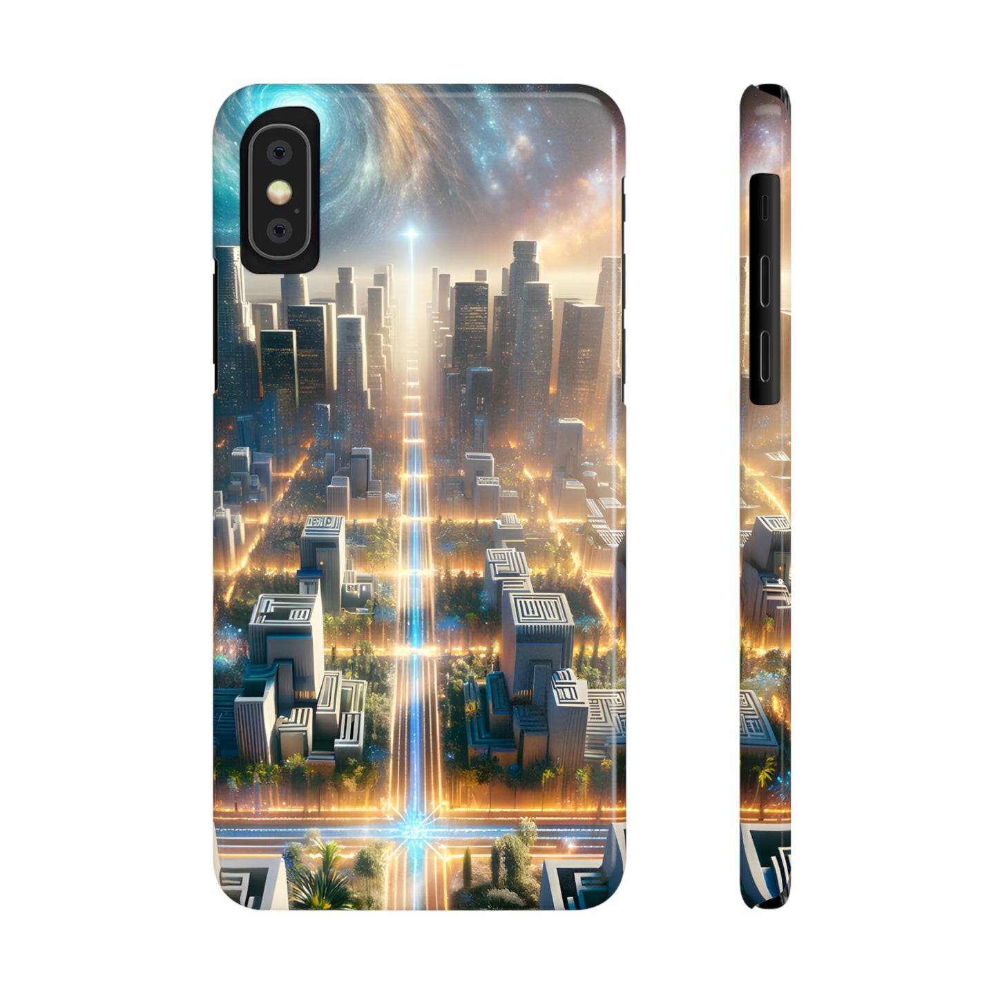 Luminaris Marbleus-Slim Phone Cases