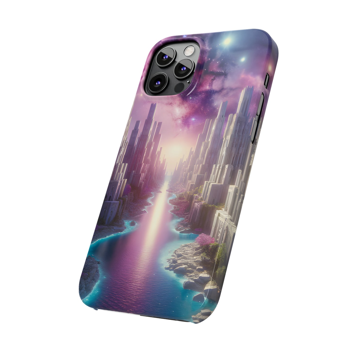 Marble Dreams-Slim Phone Cases