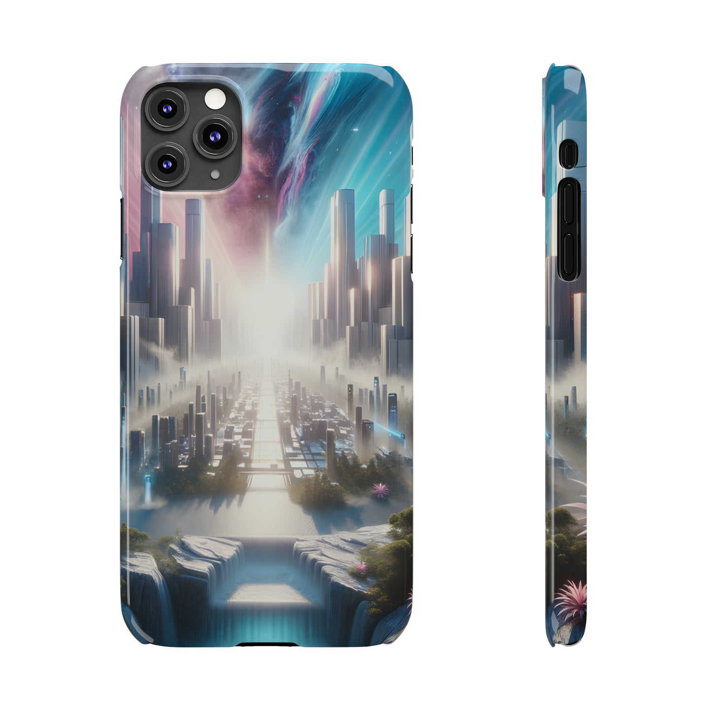 Marble Horizon-Slim Phone Cases