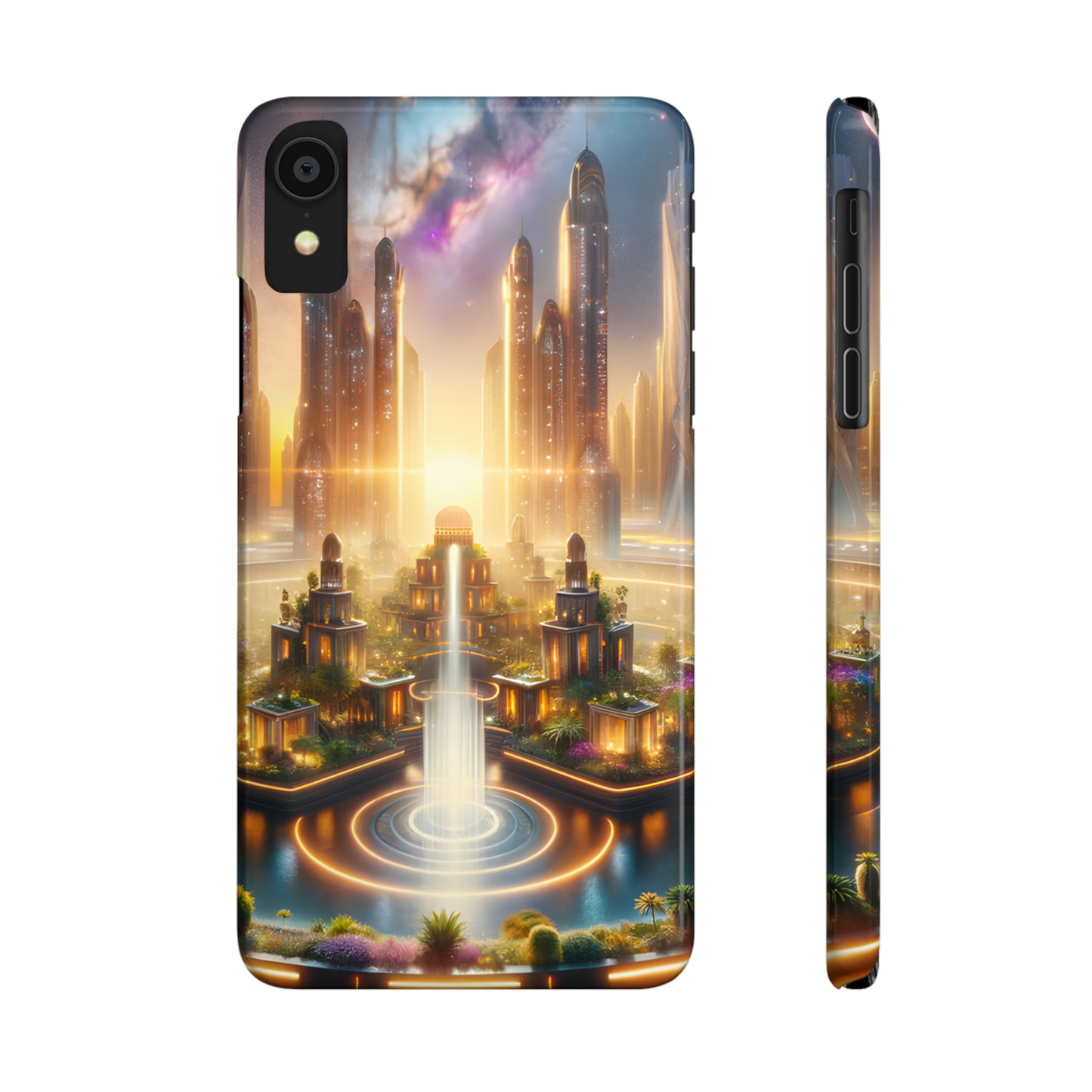 Nebula Gardens-Slim Phone Cases