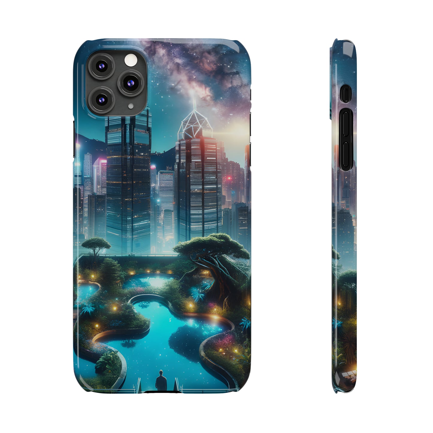 Luminosity Garden-Slim Phone Cases