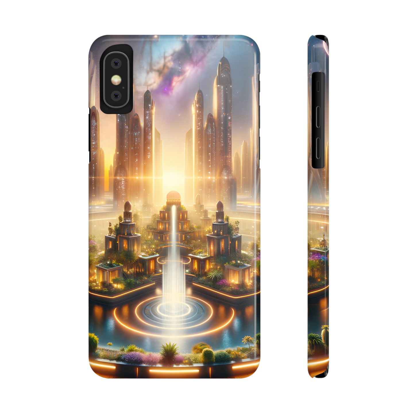 Nebula Gardens-Slim Phone Cases