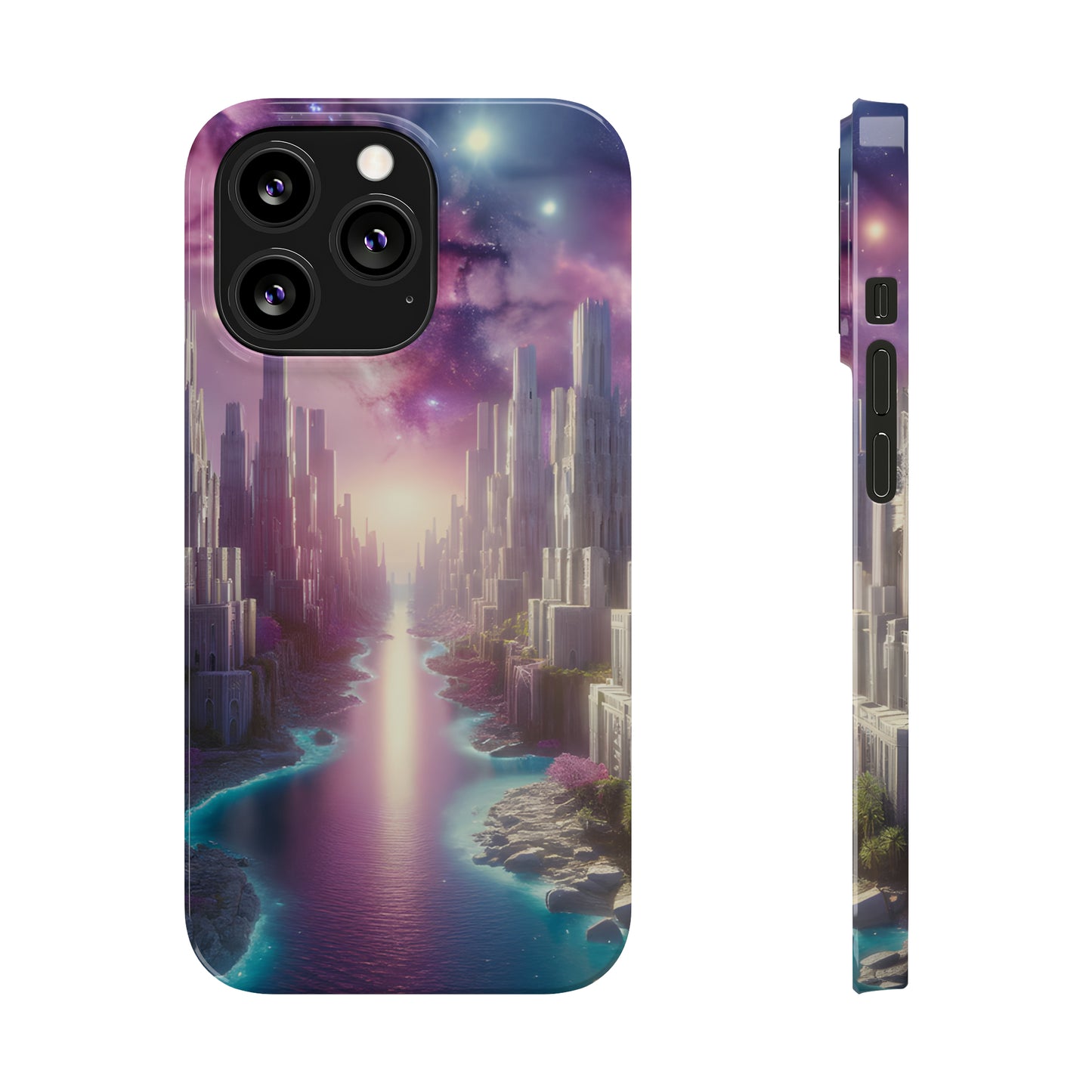 Marble Dreams-Slim Phone Cases