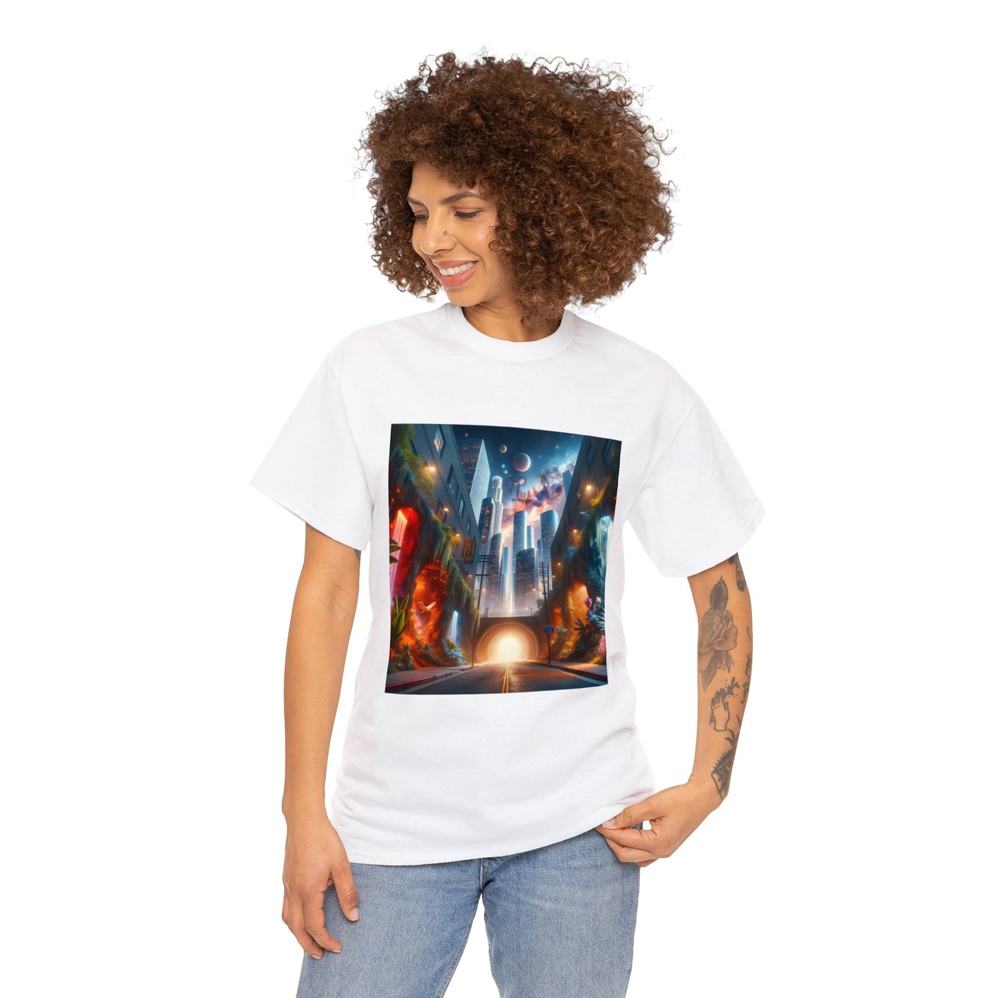 Phantom Dreamscape-Unisex Heavy Cotton Tee