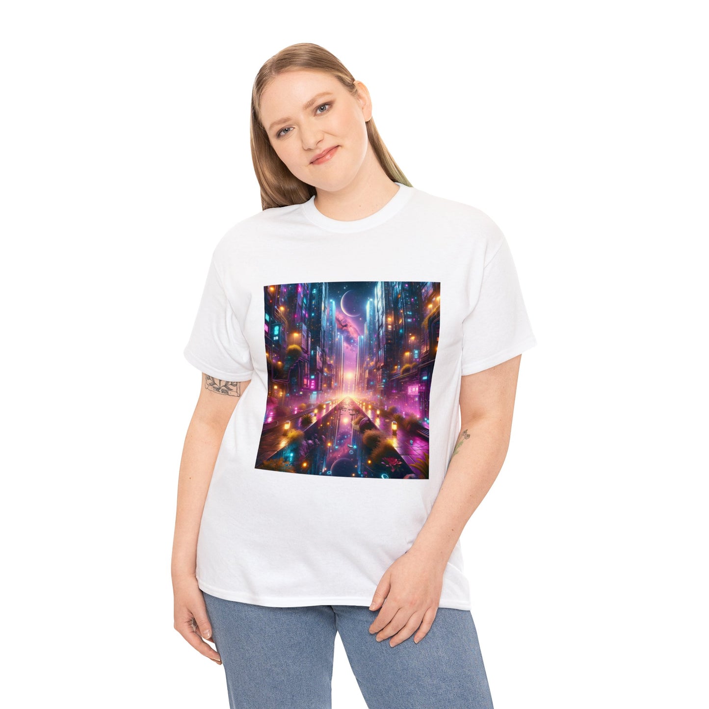 CrystalScape-Unisex Heavy Cotton Tee