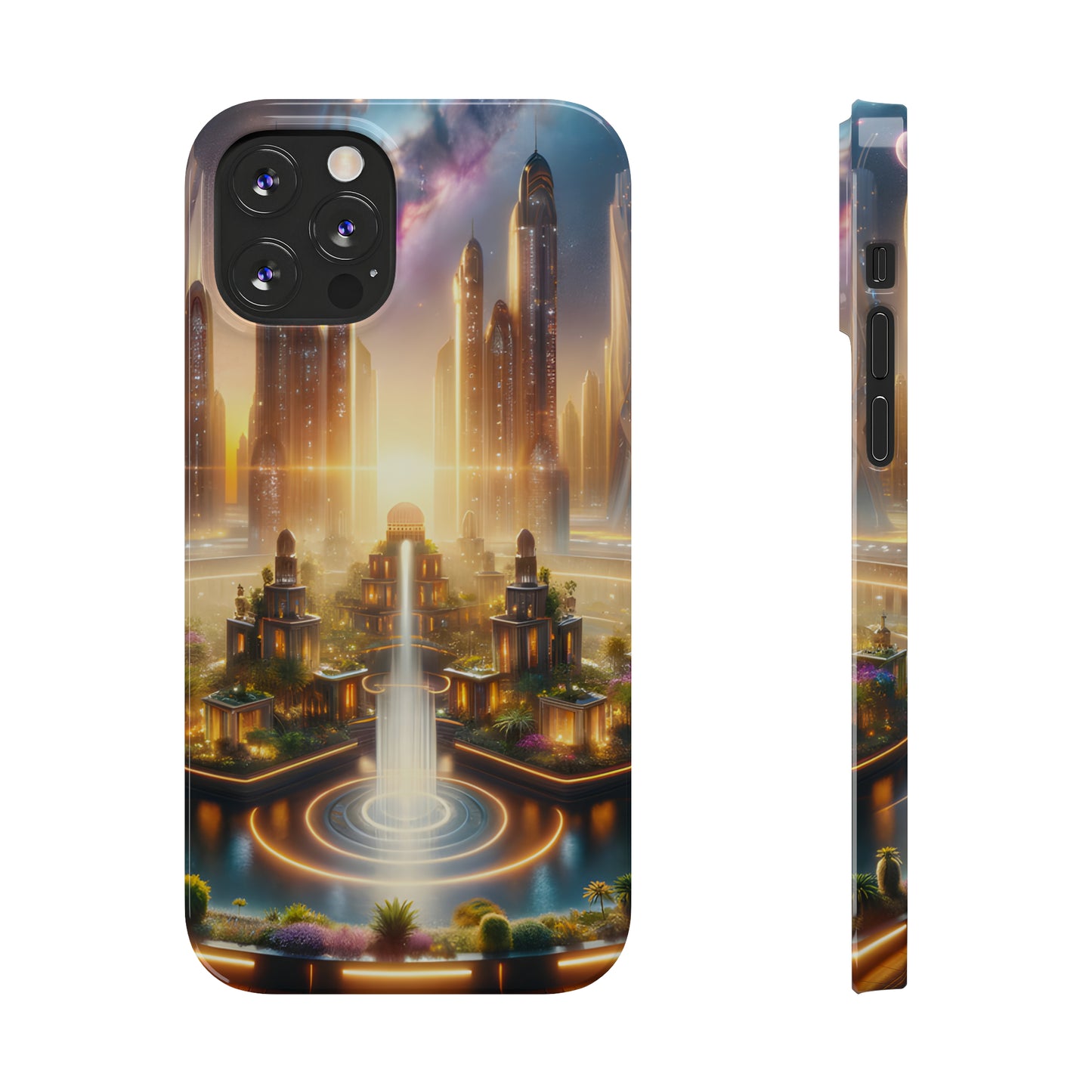 Nebula Gardens-Slim Phone Cases