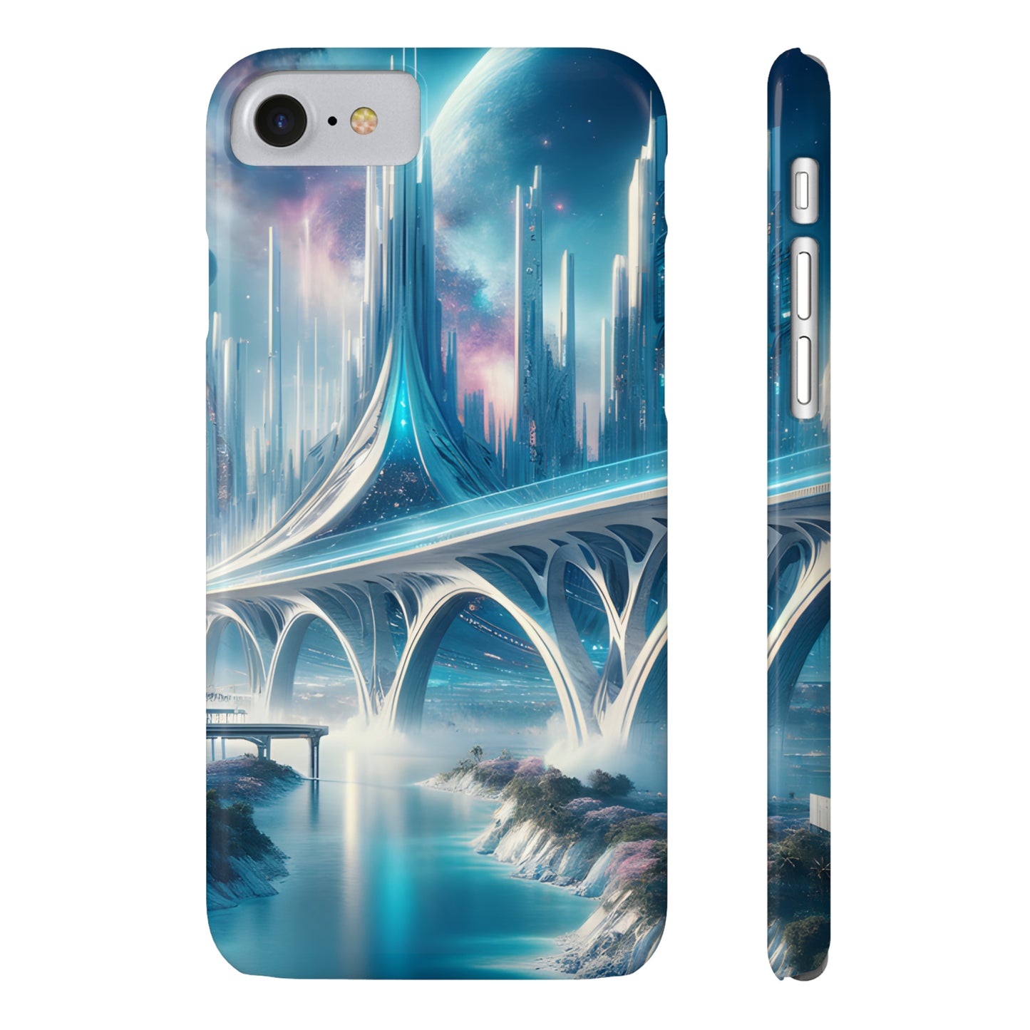 Stellar Marbles-Slim Phone Cases