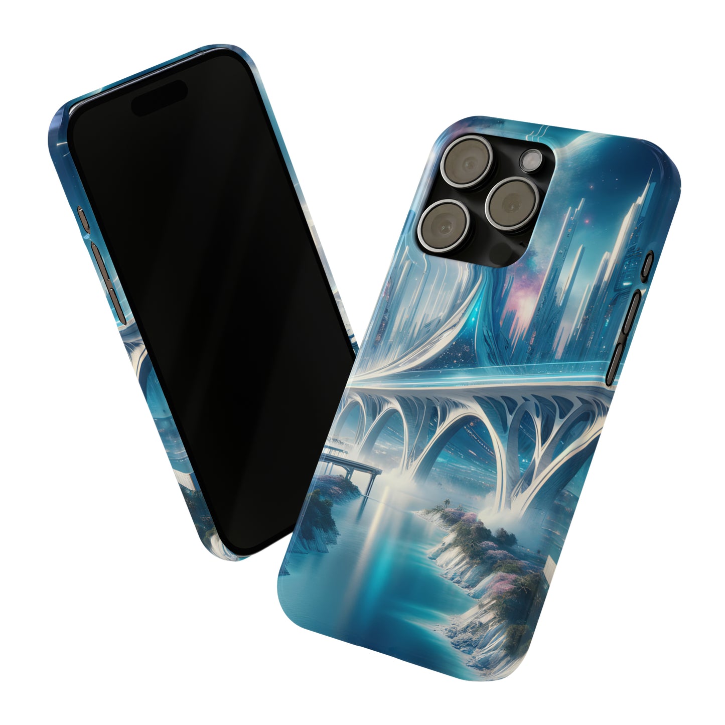 Stellar Marbles-Slim Phone Cases